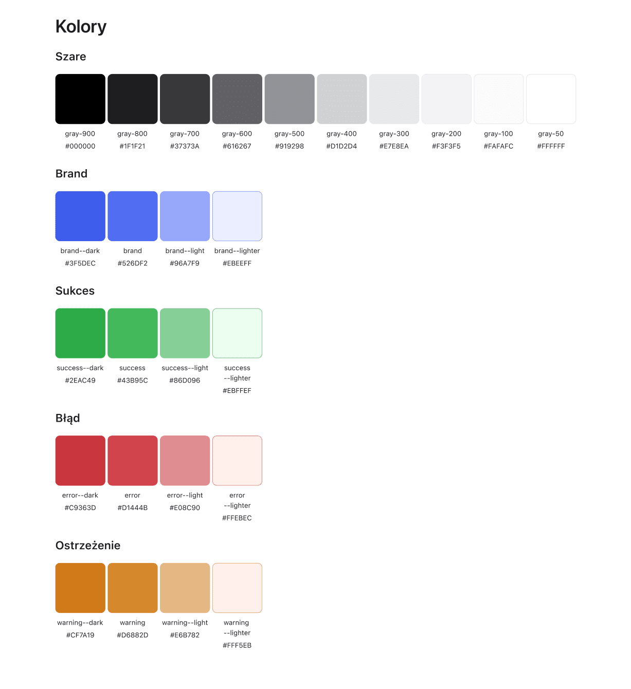 Style Guide - Colors