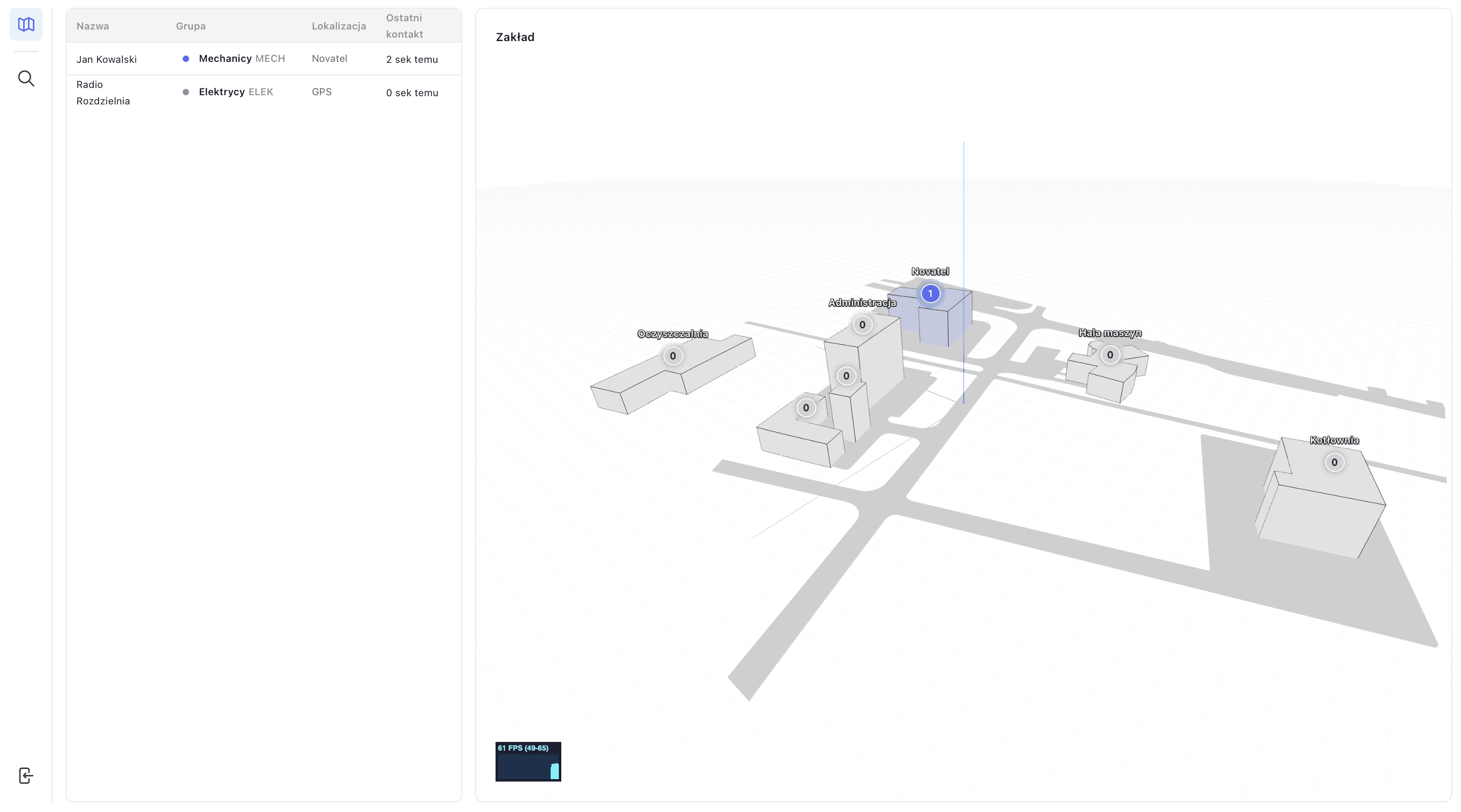 Working Workplace Map